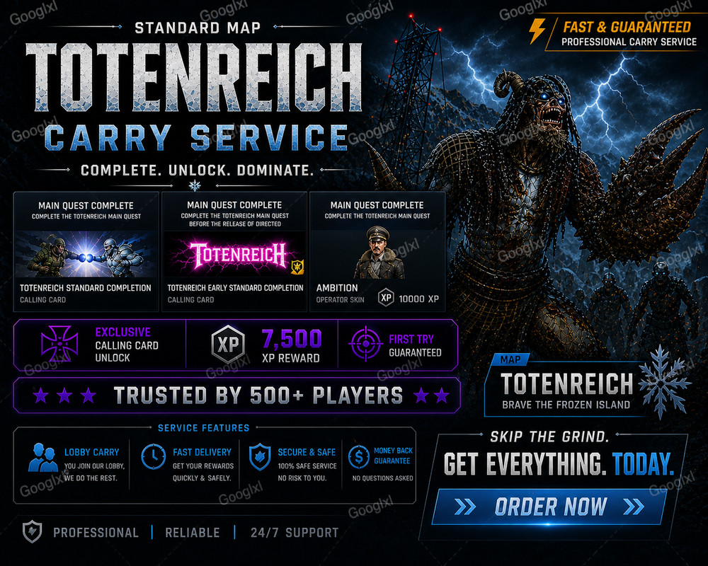 COD Black Ops 7 Totenreich Easter Egg Completion Zombies Main Quest Carry FAST