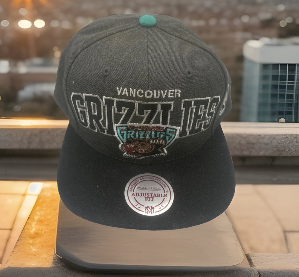 Vtg Vancouver Grizzlies Mitchell&Ness SnapBack OSFM Hat Cap Throwback ￼ Unisex