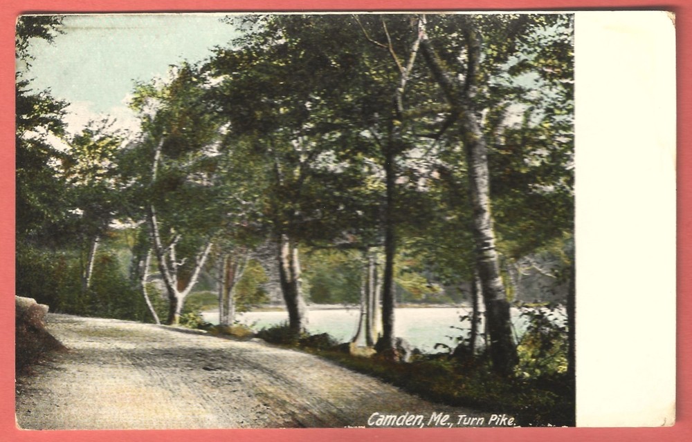 CAMDEN, MAINE, TURN PIKE – c. 1915 Postcard - Printed in Germany