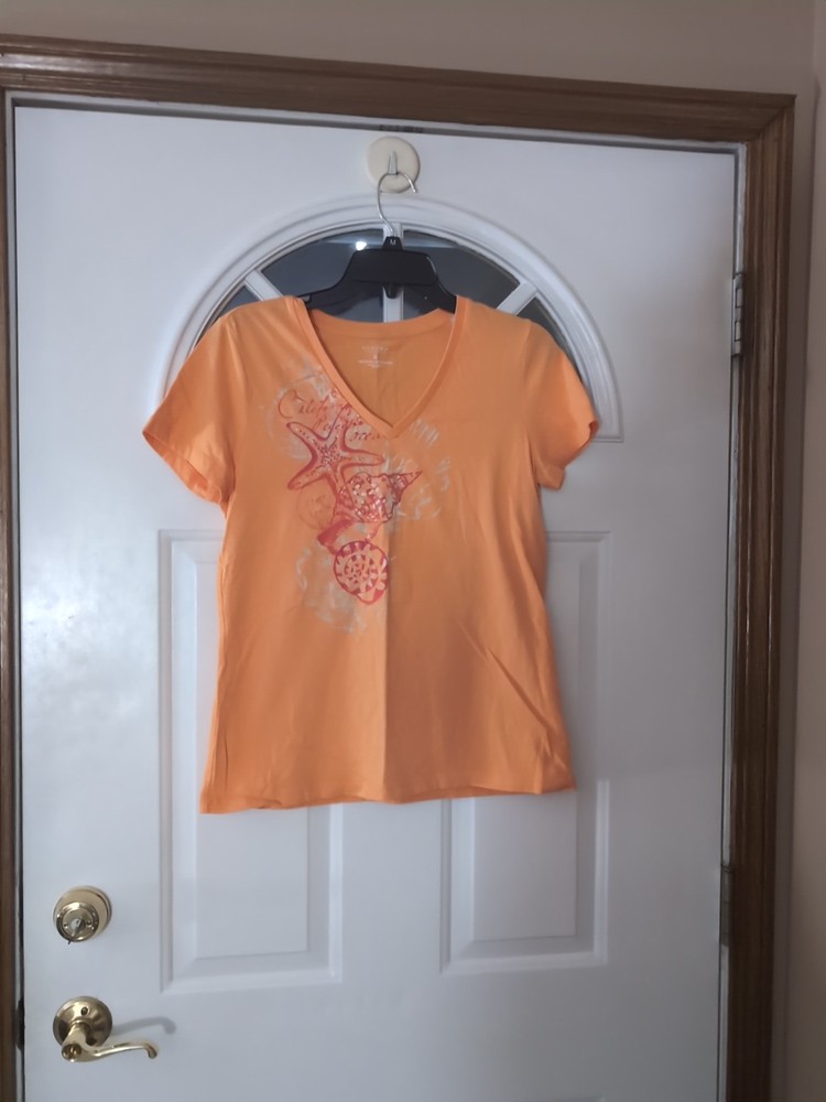 Sonoma Womens T Shirt Top Size M Medium Sleepwear Stretch Comfort Short Sleeve