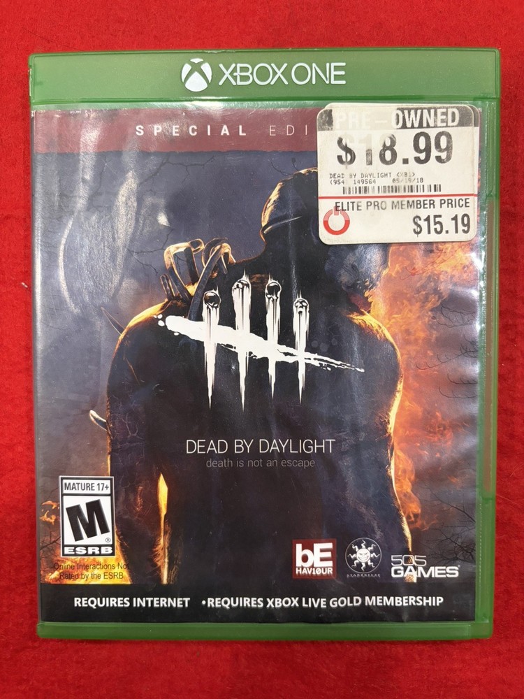Dead by Daylight (Microsoft Xbox One) [Disc & Box], 2016, Tested Working