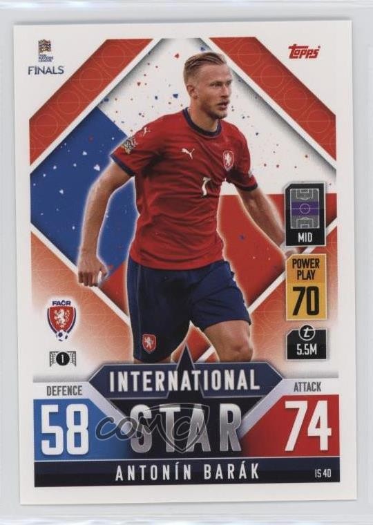 2022 Match Attax 101 The Road To UEFA Nations League Finals Antonin Barak 0t2Fulfilled by COMC - World’s largest consignment service