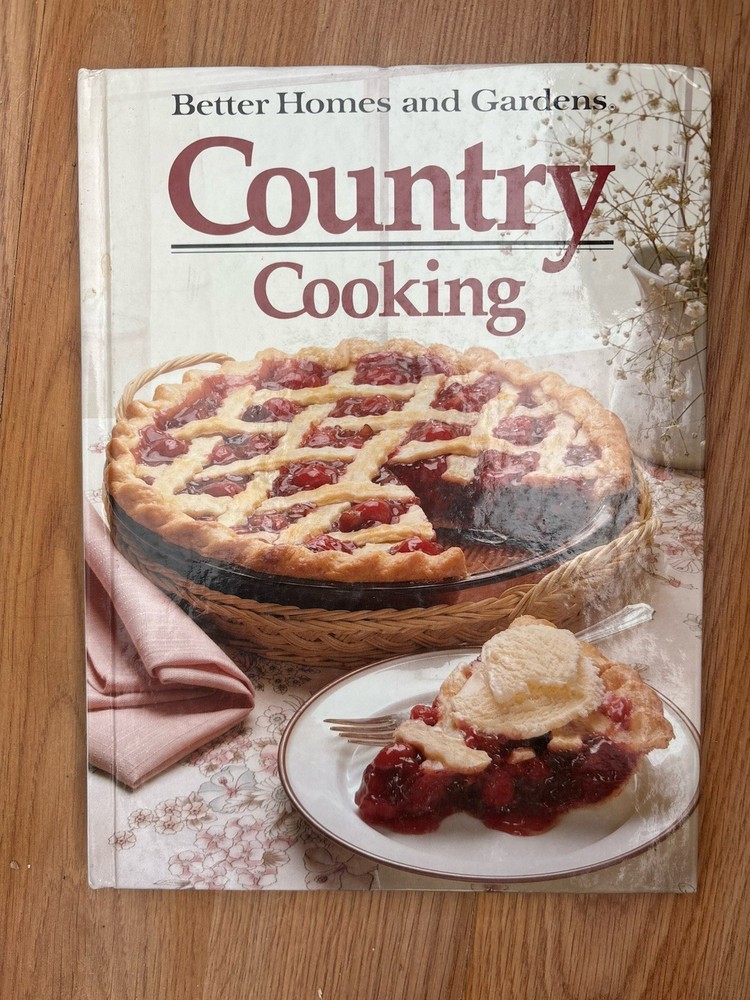 Vintage Better Homes and Gardens Country Cooking Hardcover Cookbook