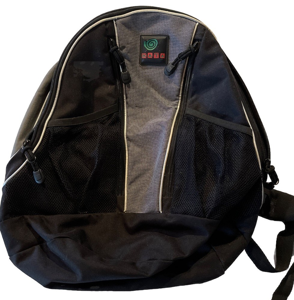 Vintage Kata Black And Grey Promotion Back Pack School Work Outdoor