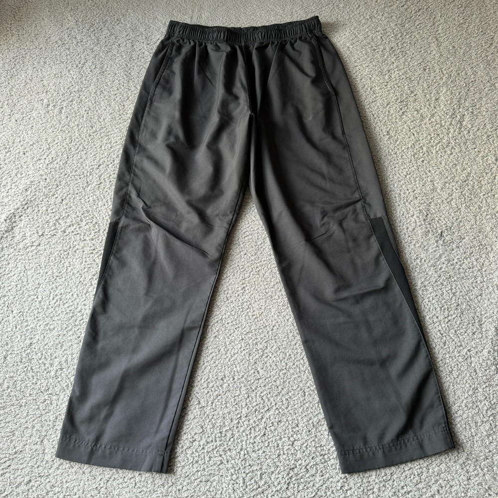 NEW Nike Pants Mens Extra Large Black Woven Team Training Dri-Fit Track Sports