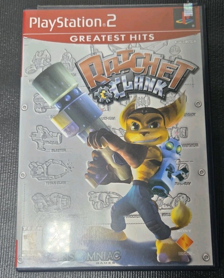 Ratchet & Clank - PS2 Game w/ Manual UNTESTED Read Desc