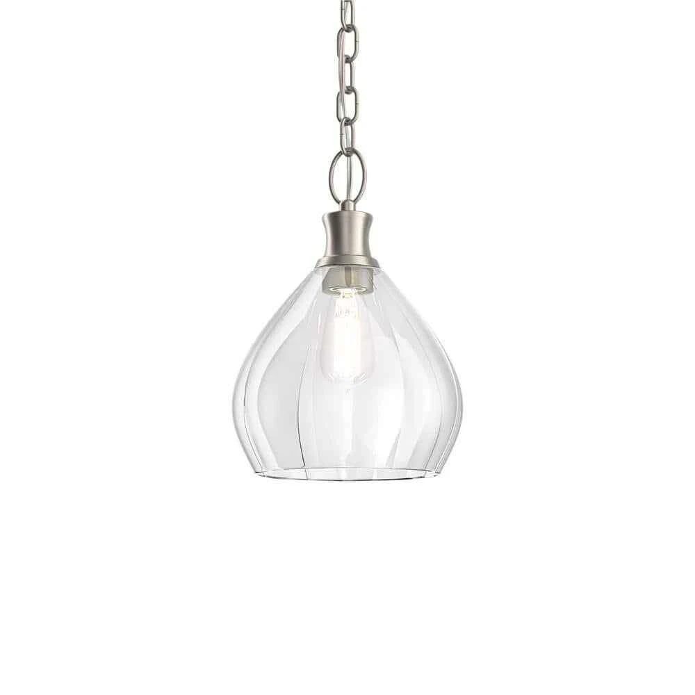 Kichler Merriam 8-Inch Brushed Nickel Modern Pendant Light 1005741734