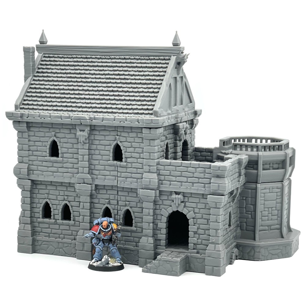 Ulvheim Medieval City Noble Manor House 28mm Wargaming Terrain Fantasy Scenery