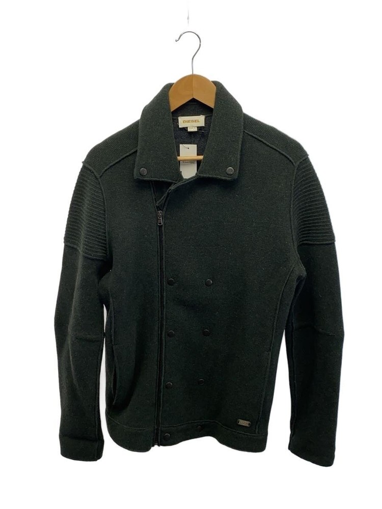 Diesel Double Riders Jacket/L/Wool/Grn/Plain 3473