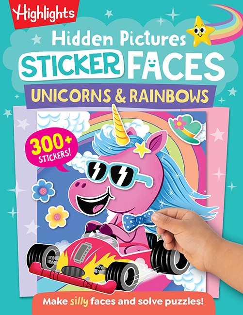 Highlights Hidden Pictures Sticker Faces: Unicorns & Rainbows (Paperback)Another great item from Rarewaves USA | Free delivery!