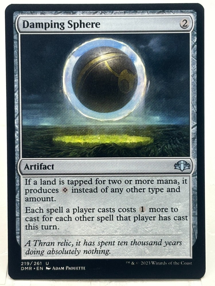 Damping Sphere NM/M* Dominaria Remastered ENGLISH 219/261 mtg -UnltdCards