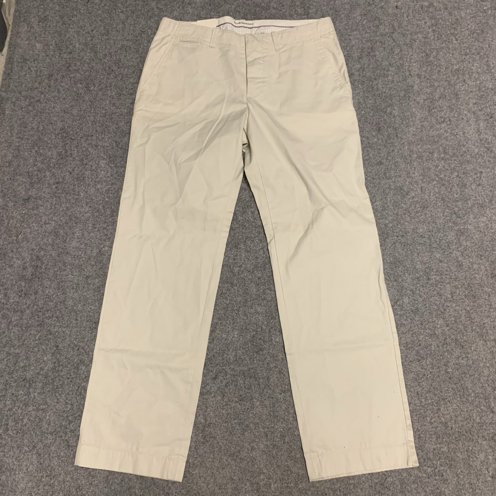 Club Monaco Pants Mens 34 x 32 Ethan Twill Modern Chino Slim Fit New