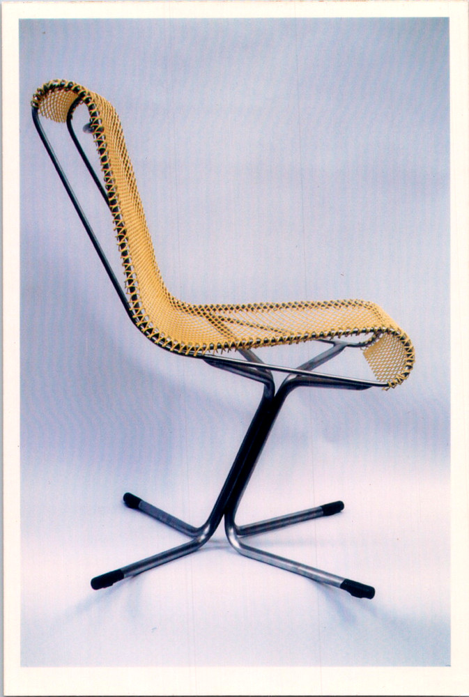 Vintage Postcard TOC Sticki Web Chair NYC Design Furniture Ad