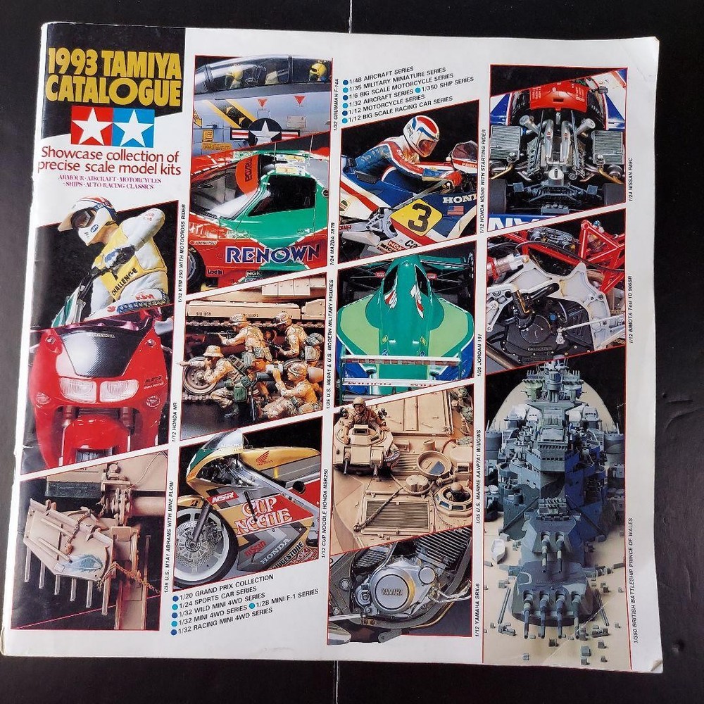 1993 Tamiya General Catalog Vintage Model Kit Catalog