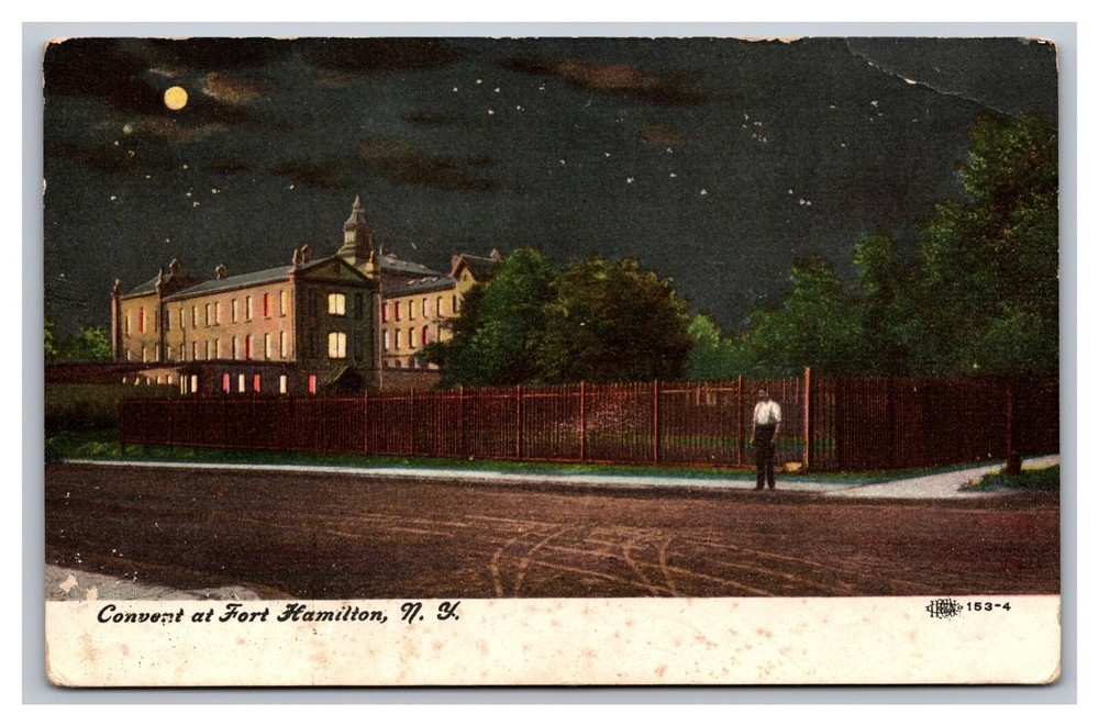 New York City  Brooklyn Fort Hamilton Convent Divided Back Unp Postcard