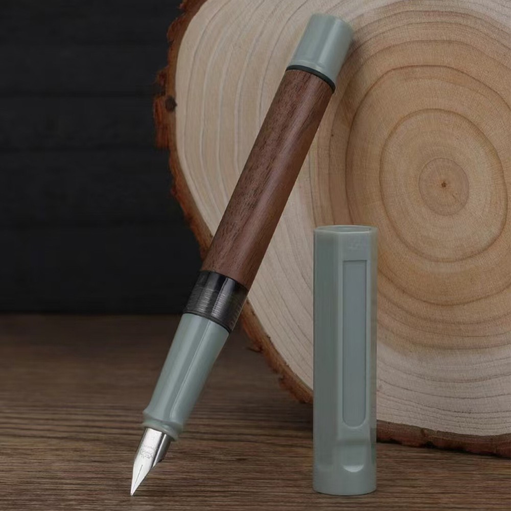 Pen Wooden Handle Beginner Hard Pen Calligraphy Practice Ink Bag Replaceable