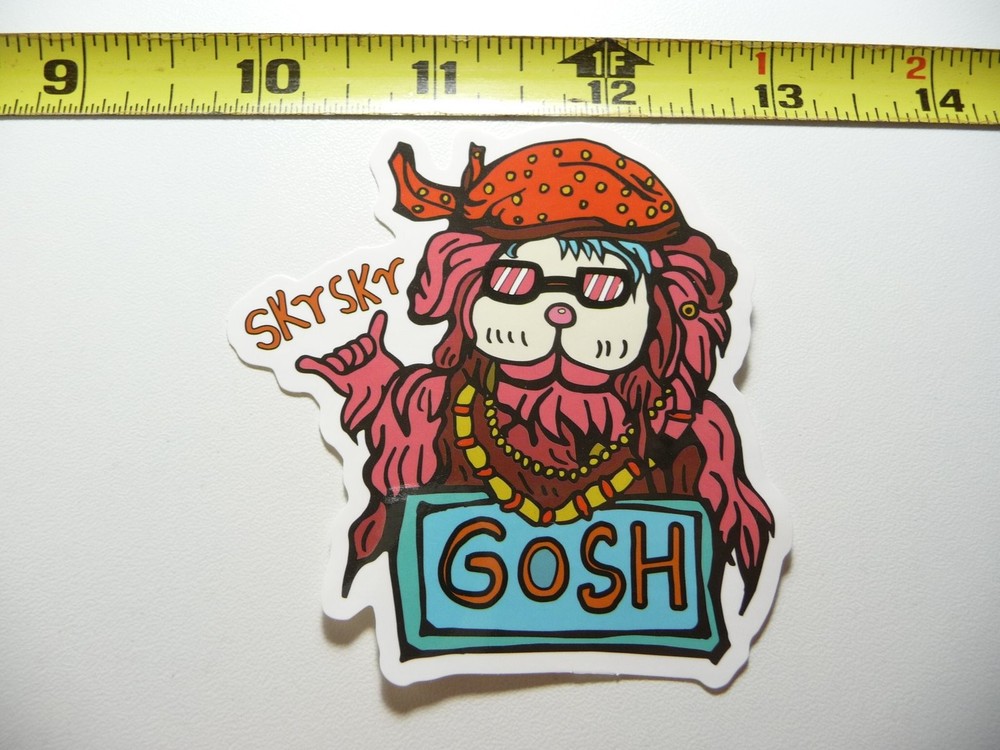 Hip Hop Rap Street Style Dog Bandana Decal Sticker