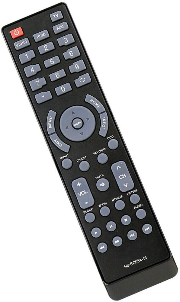 NS-RC03A-13 Replacement TV Remote for Insignia NS-39L240A13 NS-19E310A13 NS-19E320A13