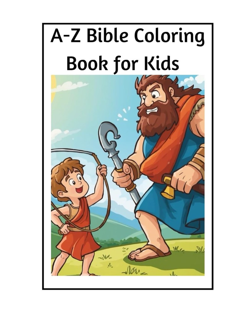 A-Z Bible Coloring Book for Kids