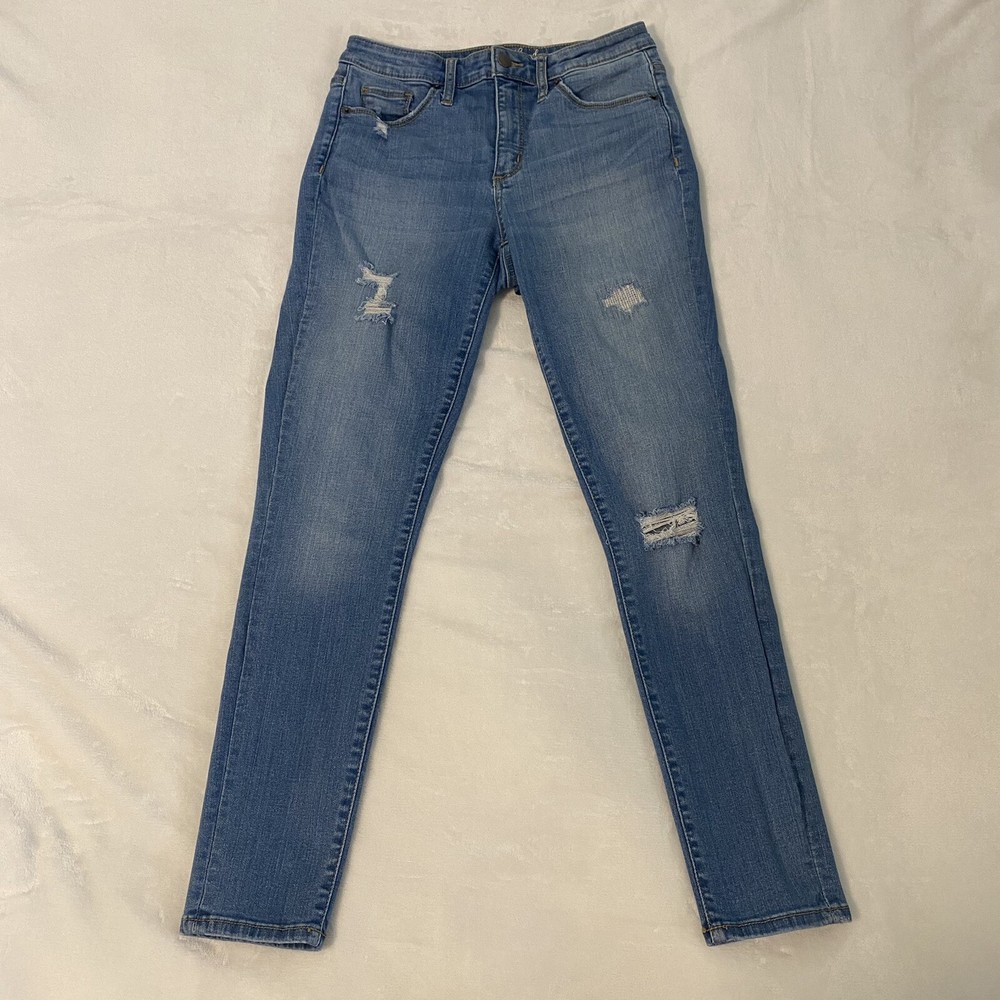 Women's Universal Thread Distressed High Rise Skinny Jeans Size 4/27R