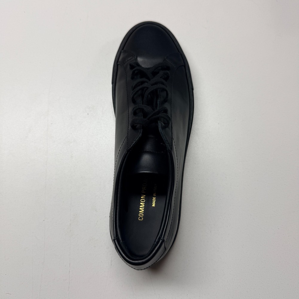 Common Projects Original Achilles Leather Sneakers Black Size EU42 (Right Foot)-image