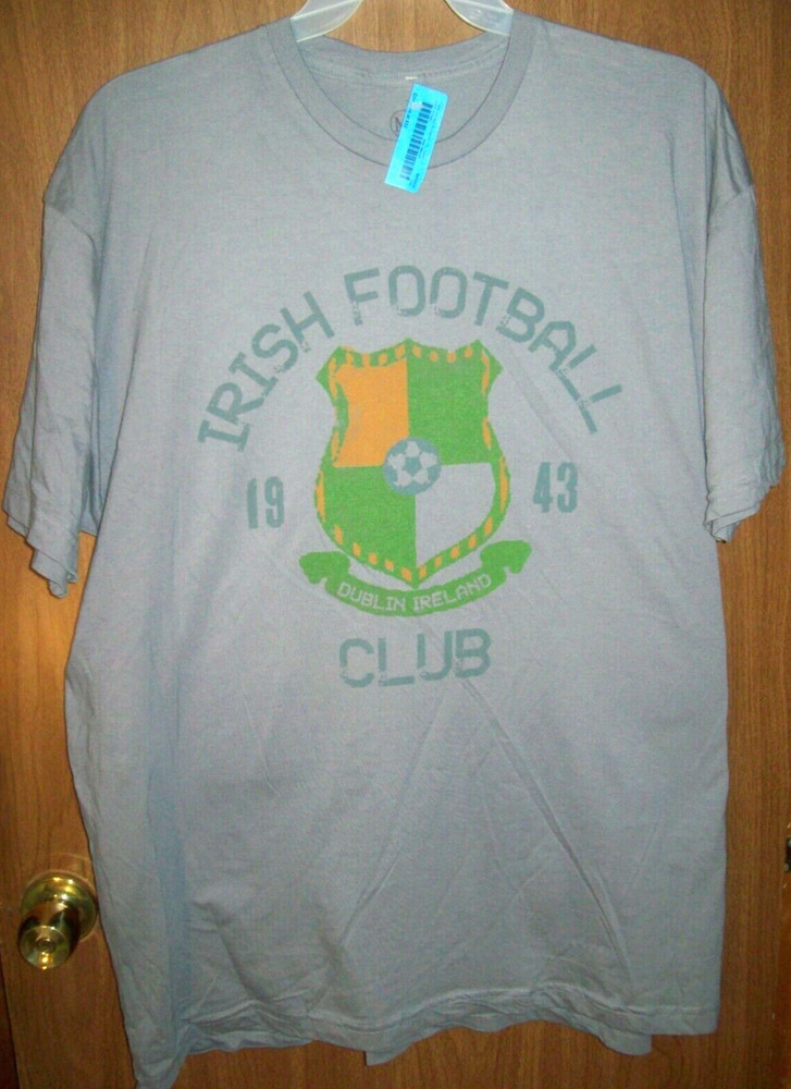 Nwot Men's 1943 Irish Football Club T-Shirt, 3XL, M Brand
