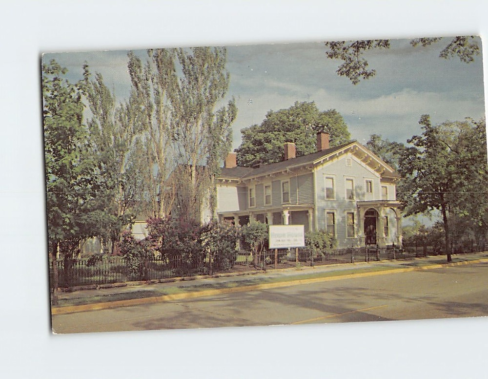 Postcard 1857 Home of Gideon C. Hixon Lumberman La Crosse Wisconsin USA