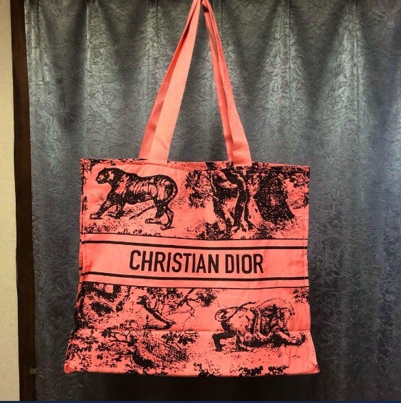 Dioriviera Tote Bag Red Tiger Insole Limited Edition Boutique Gift