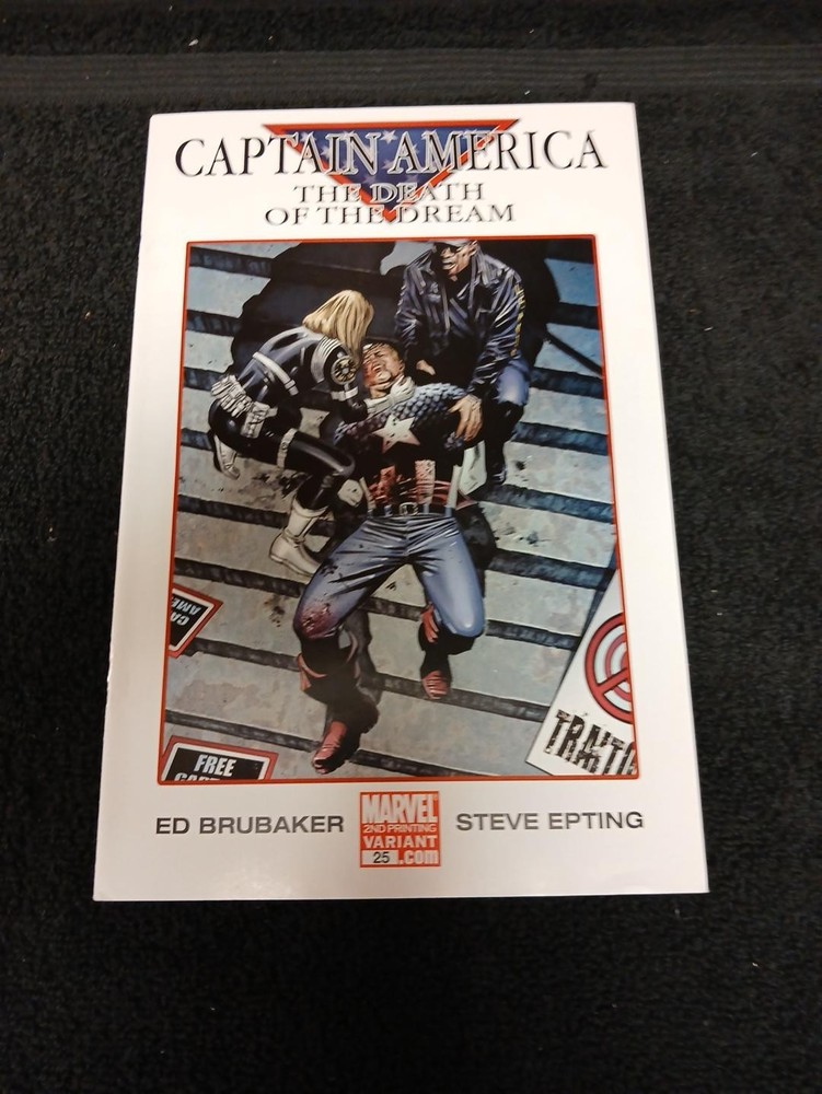 2007 Captain America The Death Of The Dream Issue #25 2Nd Print Variant