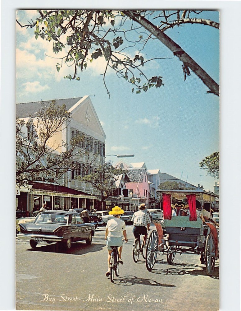 Postcard Bay Street Nassau Bahamas