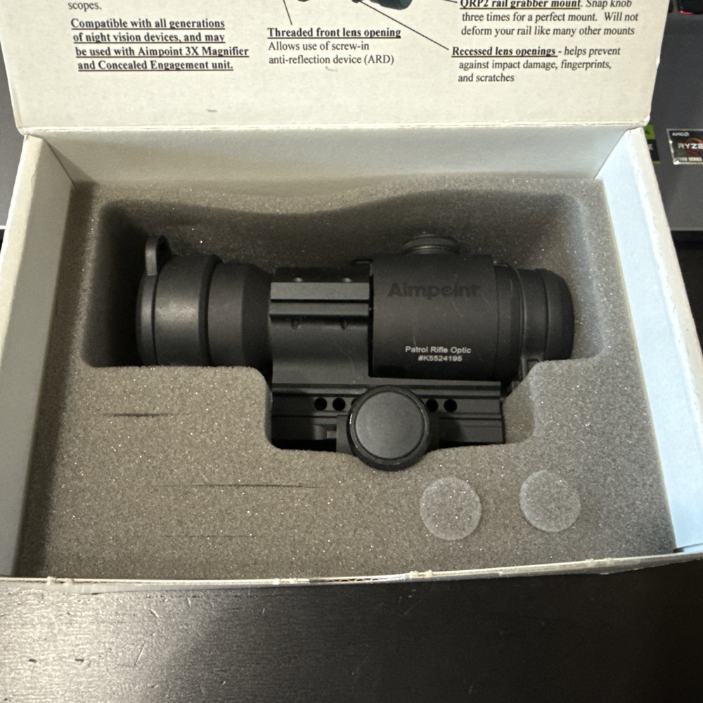 Aimpoint Patrol Rifle Optic (PRO) 12841 QRP2 Mount