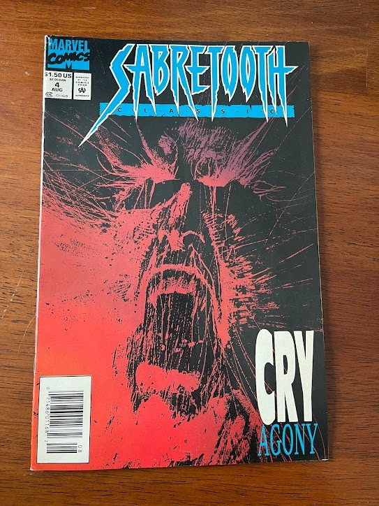 Sabretooth Classics # 4 Fine+ Newsstand Copy Marvel Comics 1994