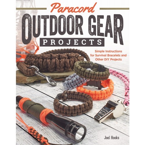 PARACORD OUTDOOR GEER-Braiding-Knots-Macrame-Parachute Cord-Jewelry Craft Book