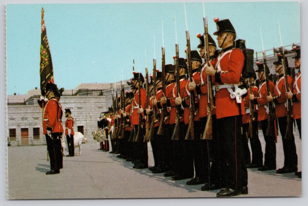 Old Fort Henry Guard Kingston Ontario Canada V.K. Brais Photo Postcard