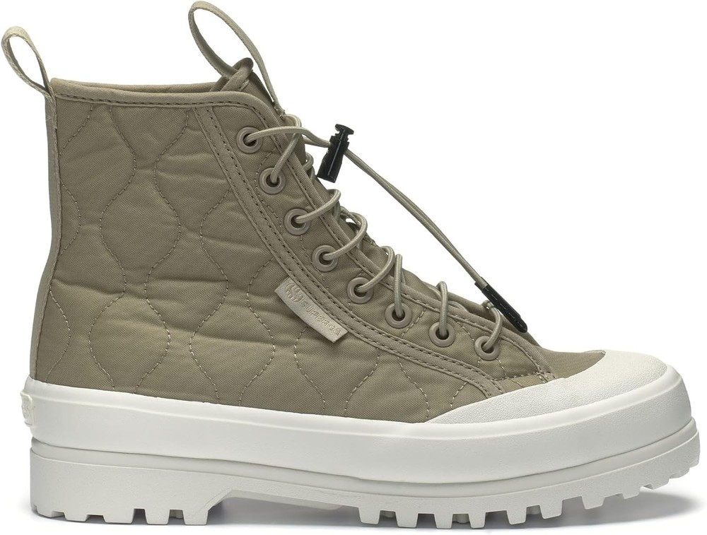 Superga Womens 2644 Alpina Quilted Nylon Hiking Boots Waterproof Lightweight