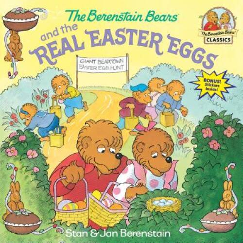 Berenstain Bears Real Easter Eggs Paperback Book - Acceptable Condition  