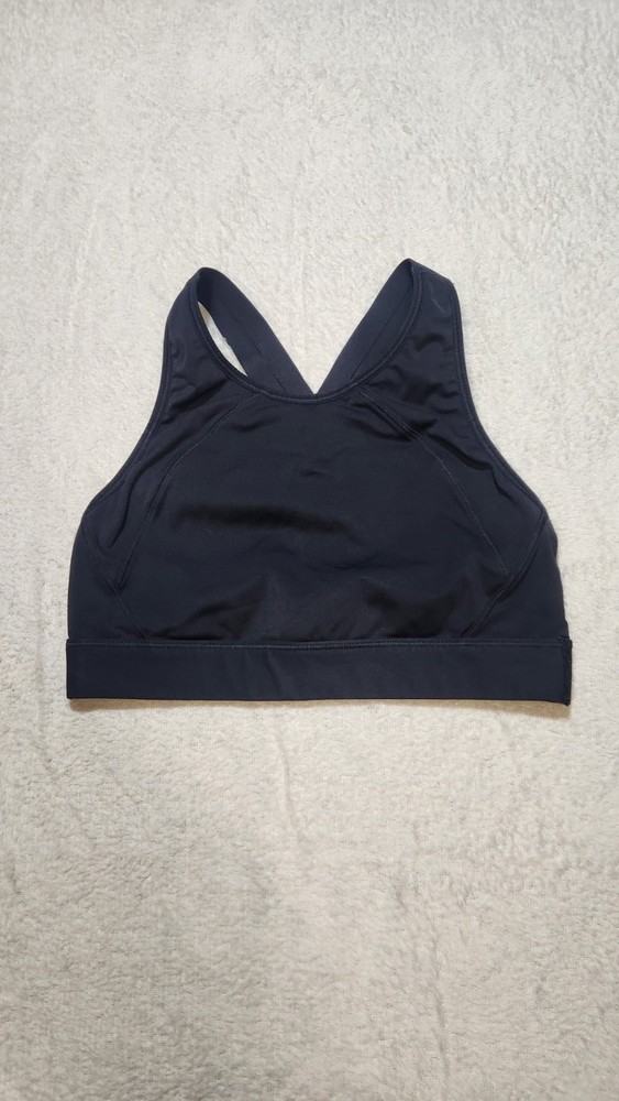 Athleta Women's Size Small Solid Black Racerback Sports Bra