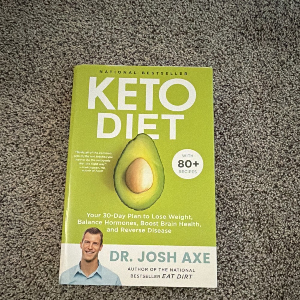 Keto Diet by Dr. Josh Axe Hardcover First Edition 80+ Recipes