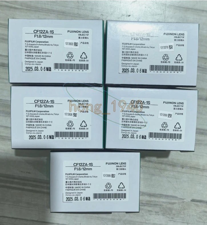 New One FUJINON lens CF12ZA-1S