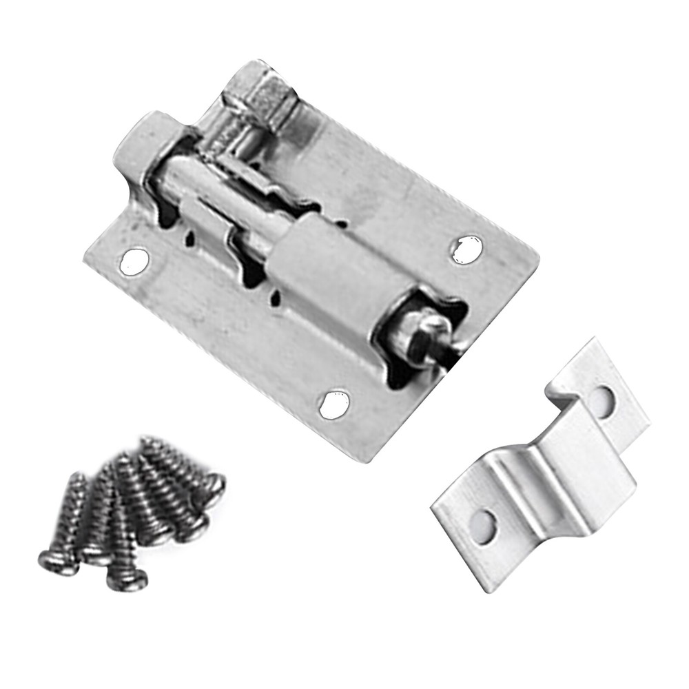 2 Inch Sliding Door Lock Bolt Latch for Gate Safety Hasp