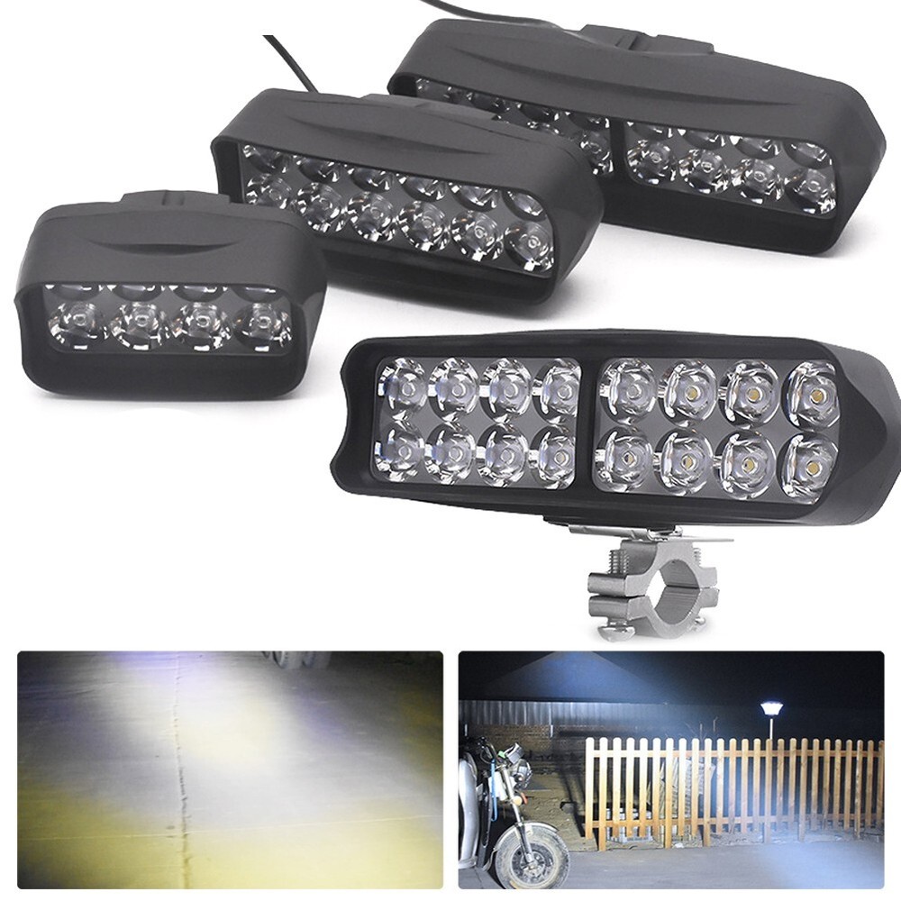 Headlight Lamp 12V-80V 12W 3-wheel Car Spotlight ABS+LED Electric Vehicle-image