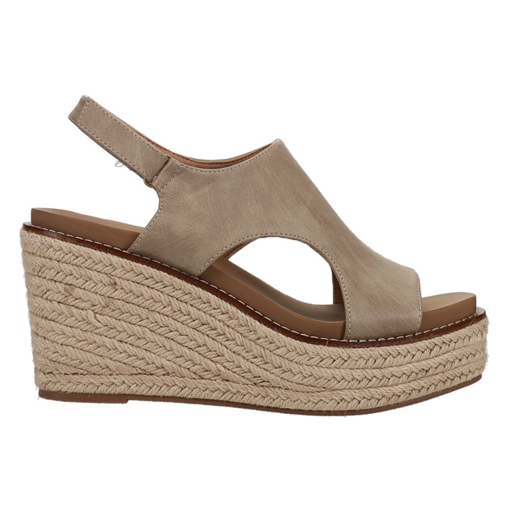 Corkys Freddie Espadrille Wedge  Womens Brown Casual Sandals 41-0189-TAUP