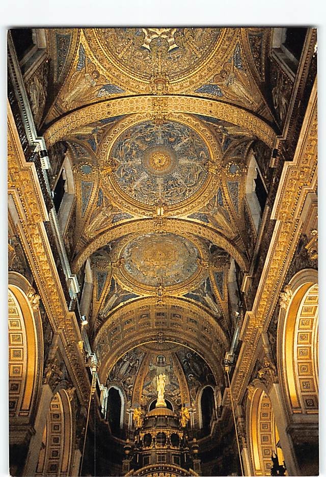 Postcard Mosaics in the Quire St. Paul's Cathedral London England