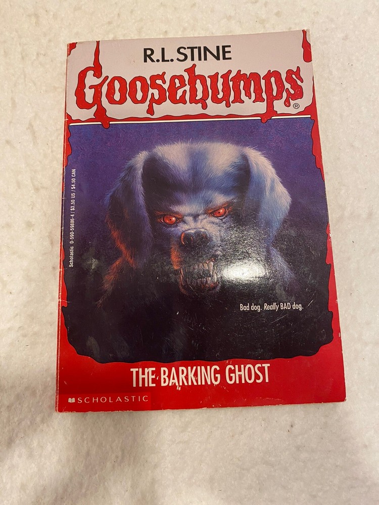 TRUE 1st Print Vintage  Goosebumps #32 The Barking Ghost R. L. Stine