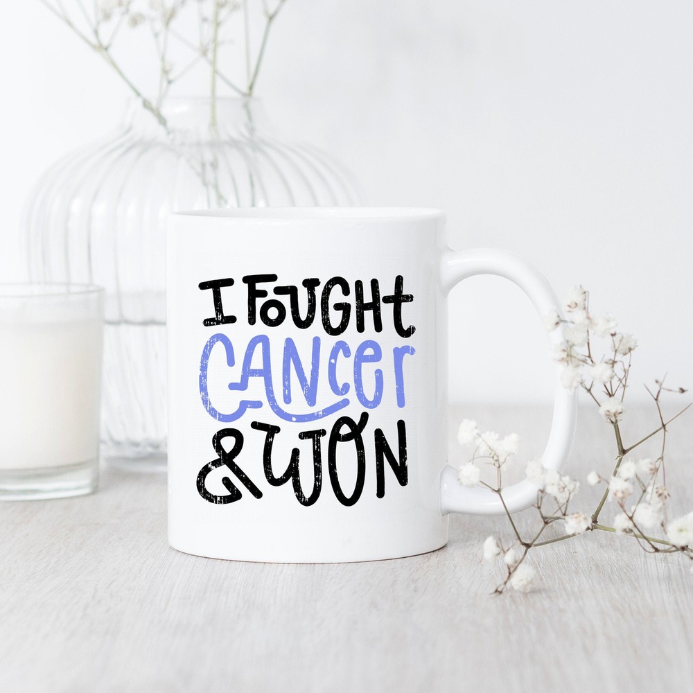 Stomach Cancer Survivor Inspirational Mug I Fought And Won