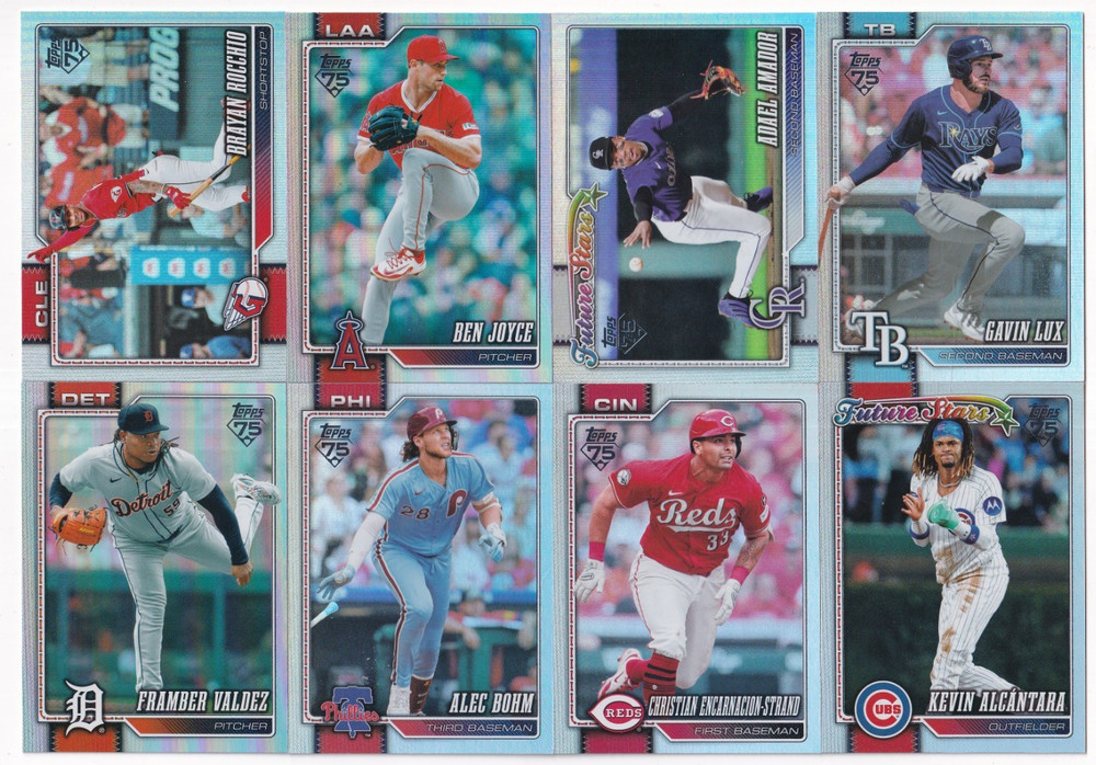 (100) DIFFERENT 2026 TOPPS SERIES 2 RAINBOW FOIL PARALLEL LOT w/ ROOKIES