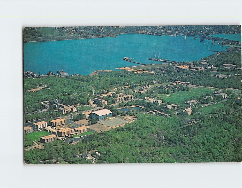 Postcard Aerial View Connecticut College Connecticut USA