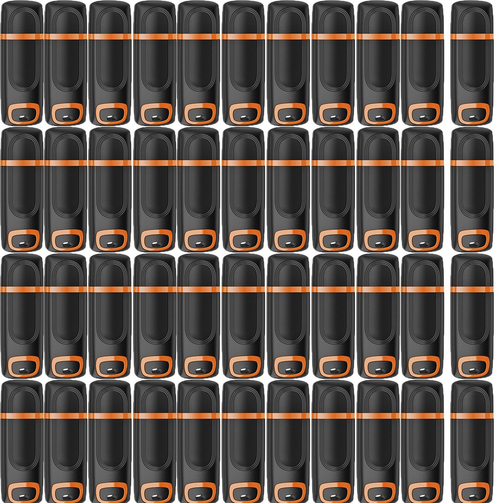 Kootion USB 2.0 8GB 100PCS Metal Flash Drive Memory Sticks External Drive Orange