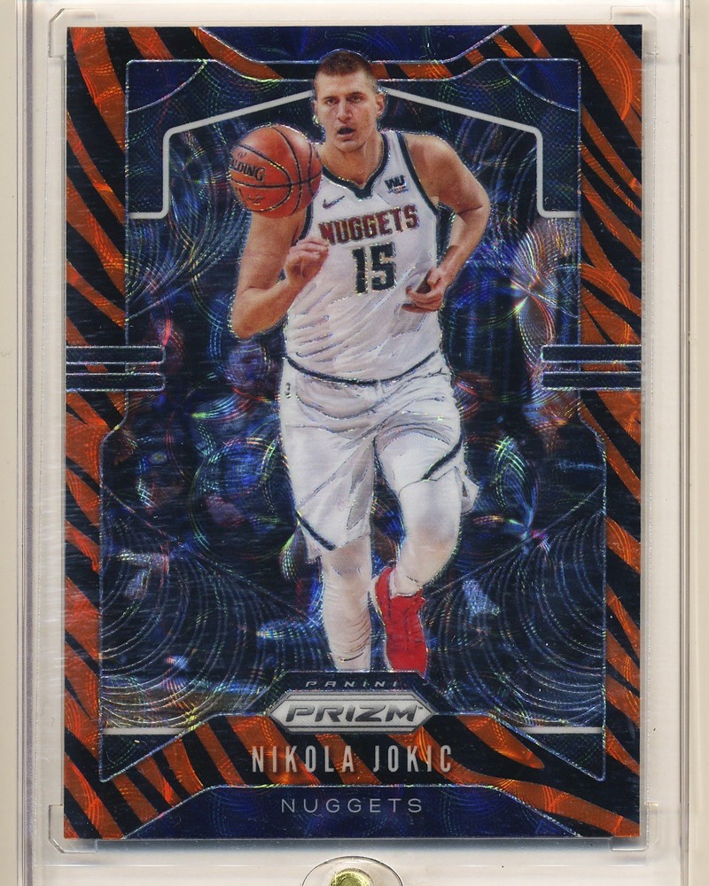2019-20 Panini Prizm Nikola Jokić #84 Choice Tiger Stripe SSP