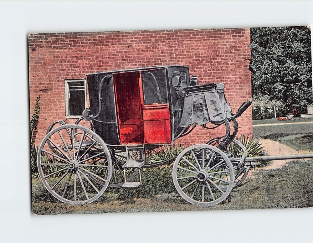 Postcard The Stage Coach of General Andrew Jackson Hermitage Nashville TN USA